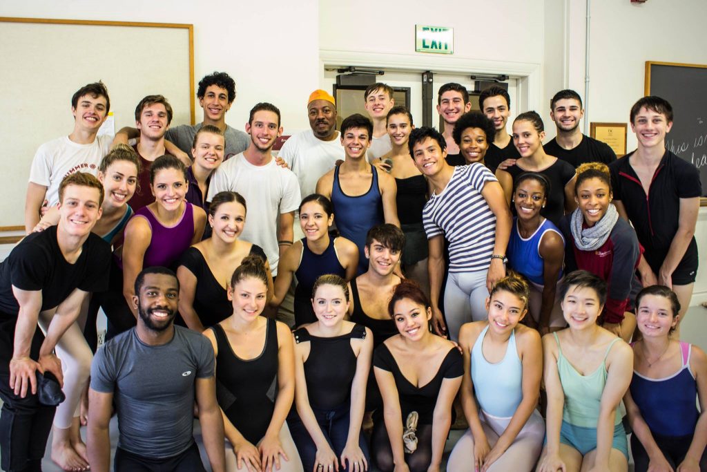 Alonzo King with USC Kaufman BFA Students