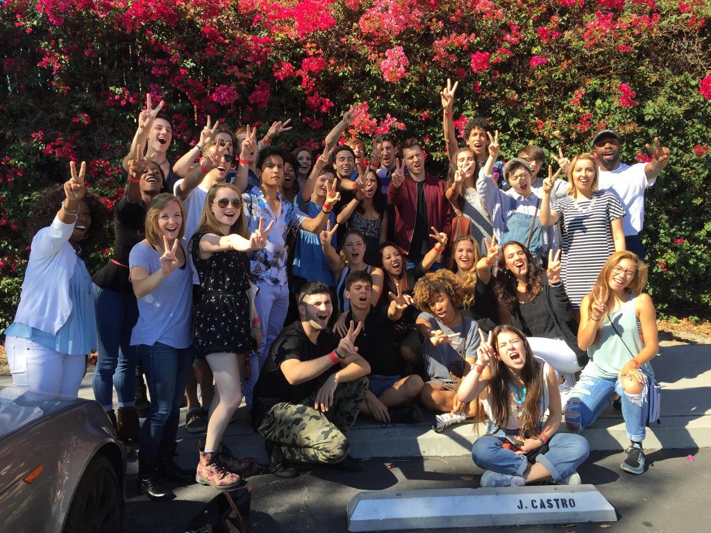 USC Kaufman BFA students on the lot of So You Think You Can Dance