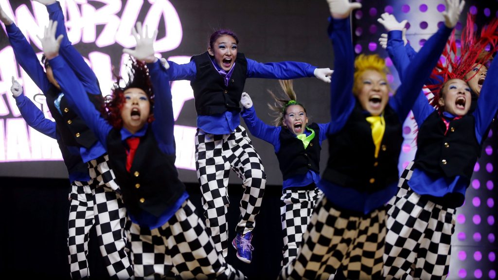 Young dancers perform at a hip-hop dance competition | Photo by Isaac Brekken