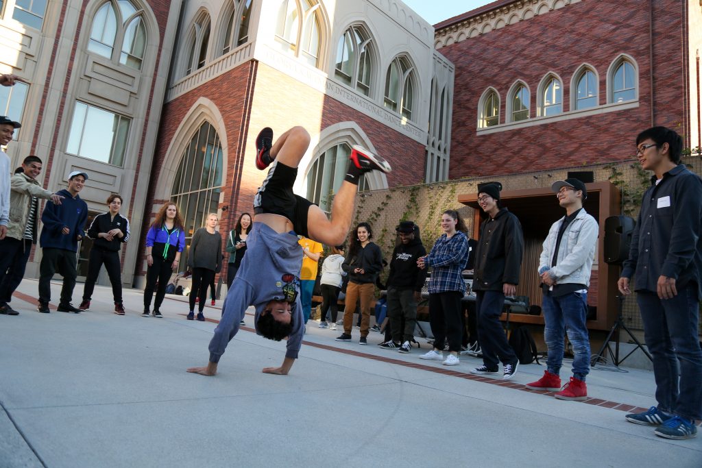 BFA Student Alvaro at the Hip Hop Conference at GKIDC. Photo by Carolyn DiLoreto