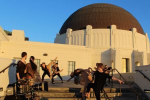 USC Kaufman Students in a commercial for Los Angeles. Photo by Juan Miguel Posada