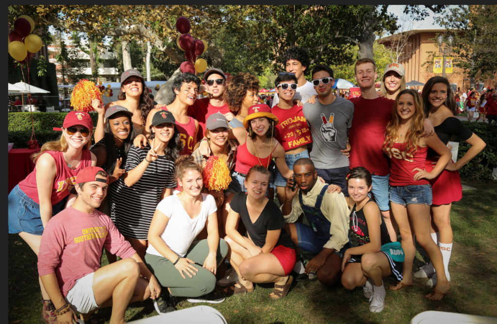 BFA Students of the Class of 2019 at Trojan Family Weekend.