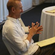 William Forsythe at the Futures in Motion Summit. Photo by Jennifer Staples