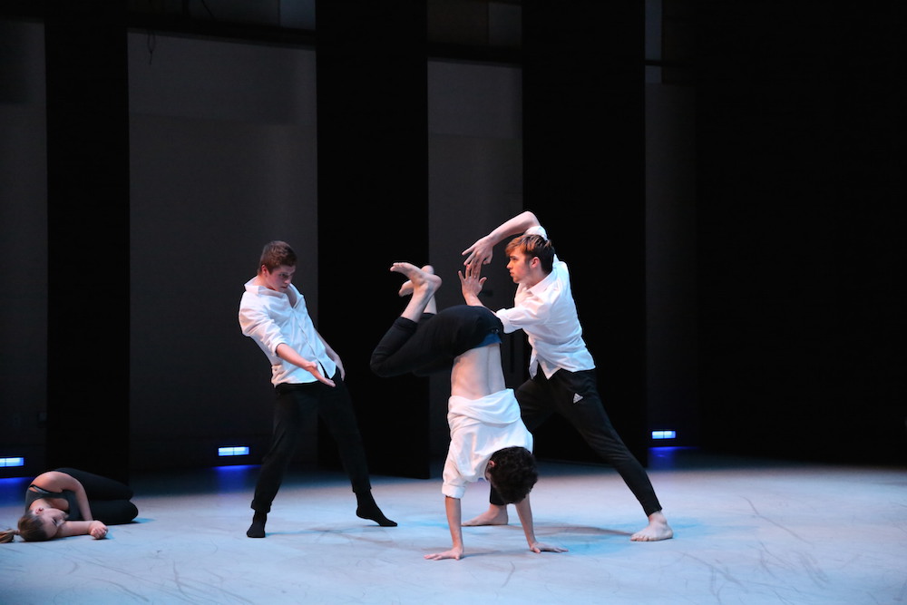 BFA Students in Choreographers & Composers Performance. Photo by Mary Mallaney