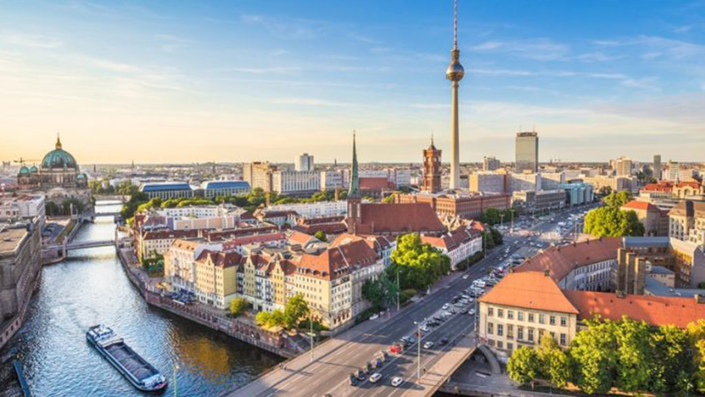 Overlooking view of Berlin