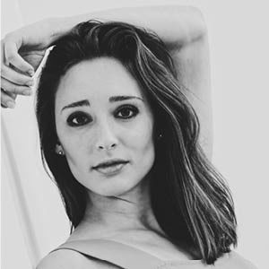 Black and white Catherine Lasak headshot