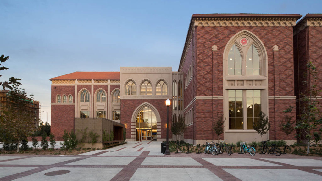 exterior of Glorya Kaufman International Dance Center