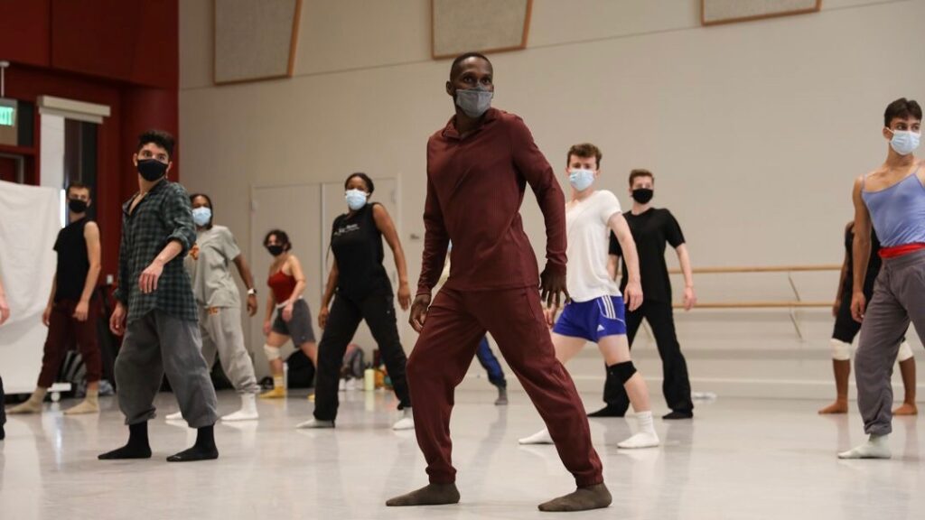 Jermaine Spivey in rehearsal at USC Kaufman