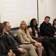Panelists speak on the Commercial Dance field to BFA Students.