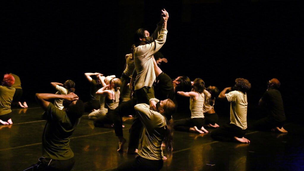 USC Kaufman students performing on stage.