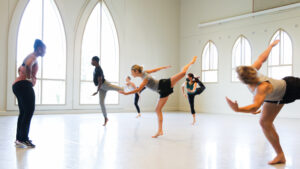 dancers in rehearsal