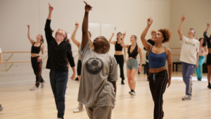 dancers in rehearsal