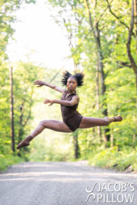 Jada Vaughan (BFA '24) photographed at Jacob's Pillow 