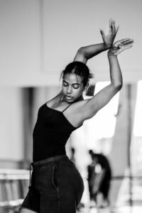 Jasmine Robinson (BFA '25) photographed at the NDT Summer Intensive