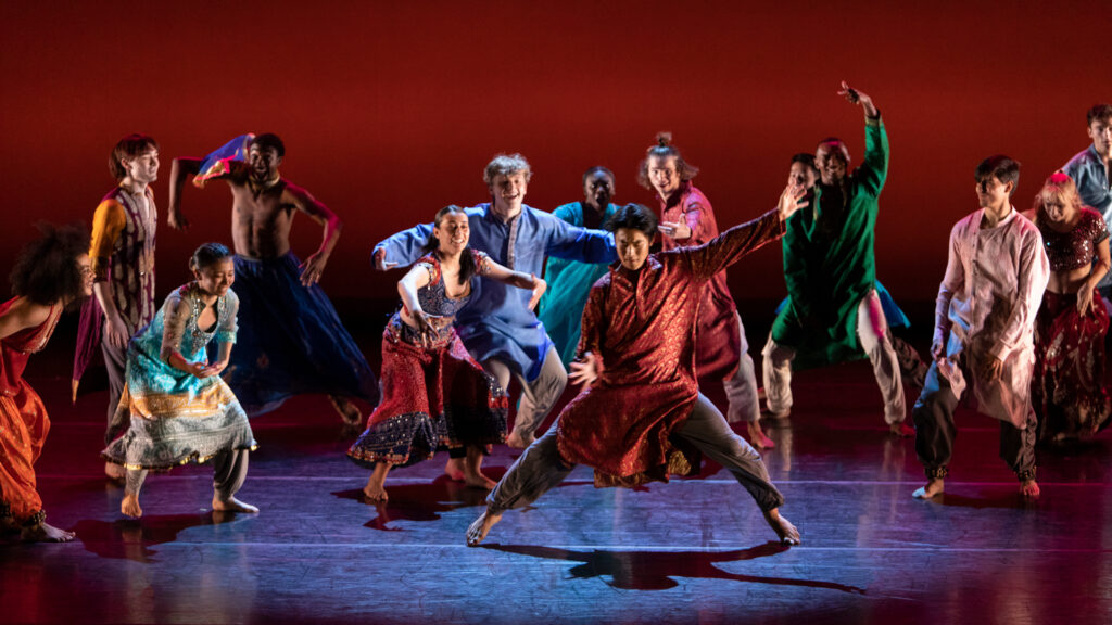 A photo of BFA students in "1947" by USC Kaufman professor Achinta S. McDaniel | Photo by Rose Eichenbaum